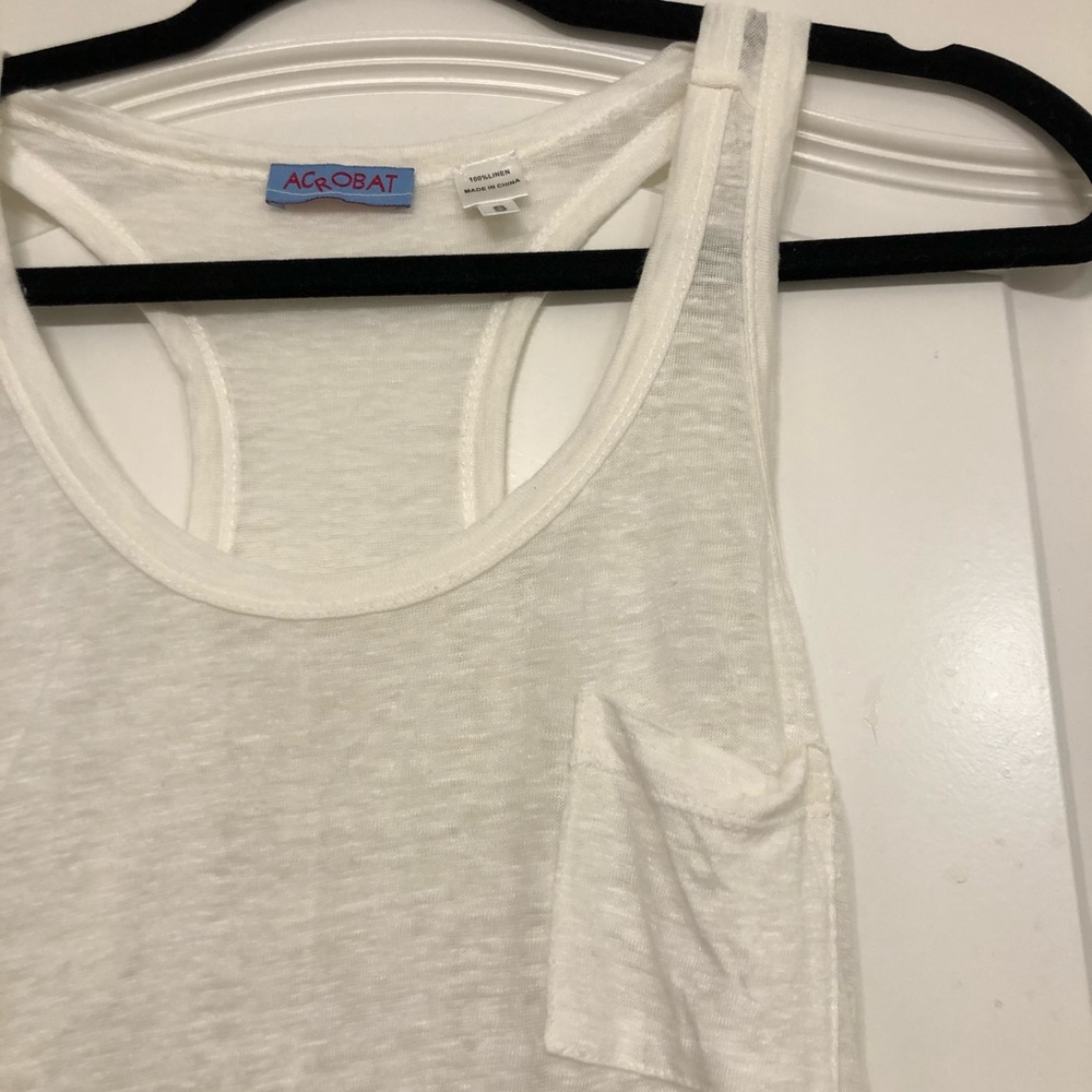 Acrobat Linen Tank Top - Picture 3 of 5